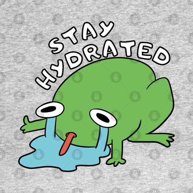 Stay hydrated froggie by Nucifen